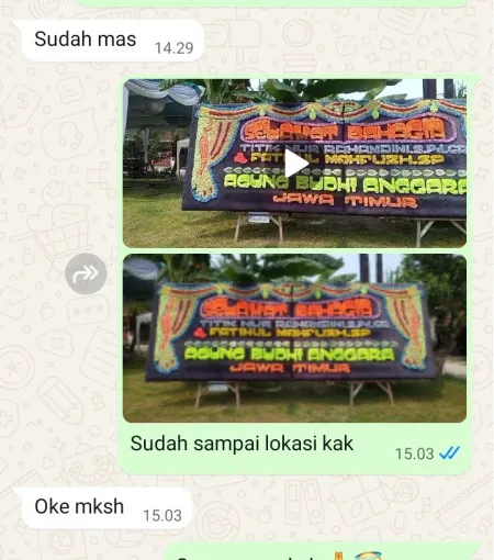 Pengiriman Papan Bunga Waringinsari Langensari